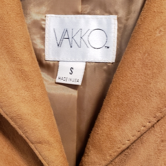 VAKKO Jacket Suede Leather Boho Fringe - Picture 4 of 8